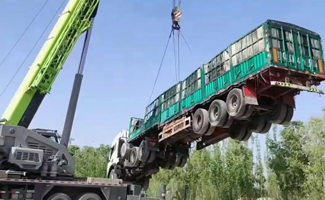 绥芬河道路脱困救援案例